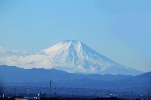 先週末、富士山が綺麗でした。