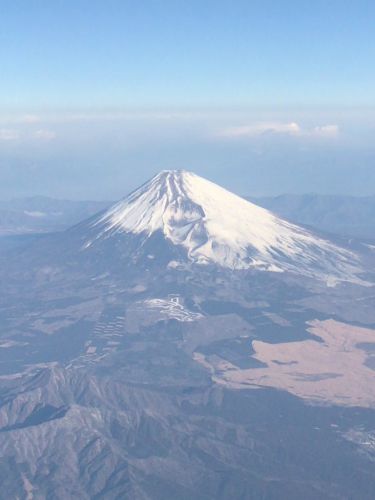 富士山が - 智子の飛行機大好き紀行・時々ホテルに美味しいもの
