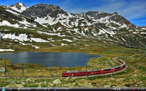レーティッシュ鉄道～ランドヴァッサー～ - スイス・イタリア 世界遺産