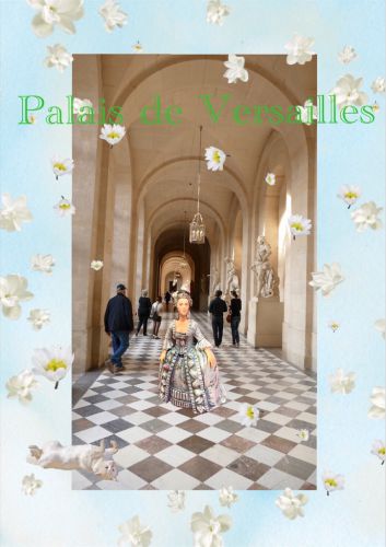 ヴェルサイユ宮殿 廊下と彫刻♪ ハネムーン旅行記2014 ♪ フランス＆イタリア♪ - インド舞踊！絵画モデルで活躍中のねことぬいぐるみの人形劇ブログ♪ ねこのピンクハッピーライフ