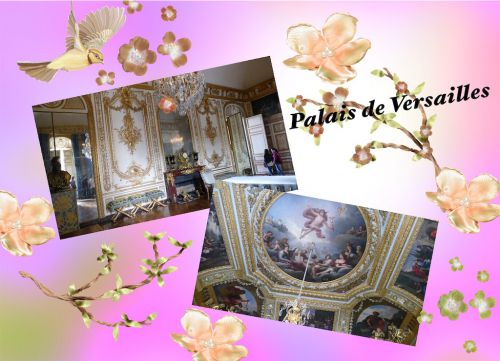 ヴェルサイユ宮殿 ♪ いろんな「〜の間」と修復中の天井画♪ハネムーン旅行記2014 フランス＆イタリア　♪ - インド舞踊！絵画モデルで活躍中のねことぬいぐるみの人形劇ブログ♪ ねこのピンクハッピーライフ