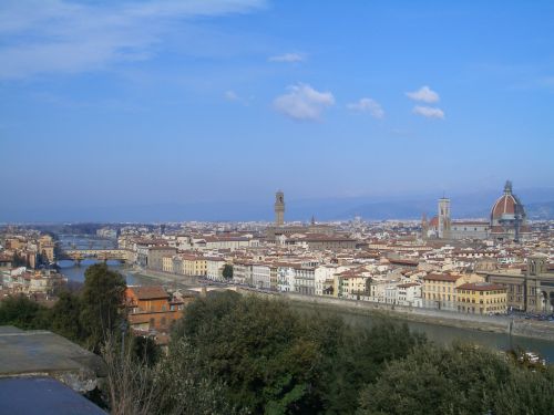 フィレンツェの街を一望