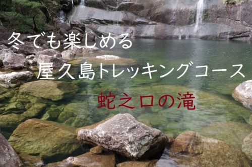 【屋久島動画】冬でも楽しめる屋久島のトレッキングコース・蛇之口の滝
