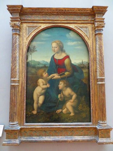 ラファエロ・サンティ　フィレンツェ行き　謎の「紹介状」・・・とは？　フィレンツェ時代のパトロン＝タッディ　天蓋の聖母　1513年ローマへ
